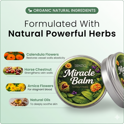 The Senzio Miracle Balm™ Herbal Powerhouse