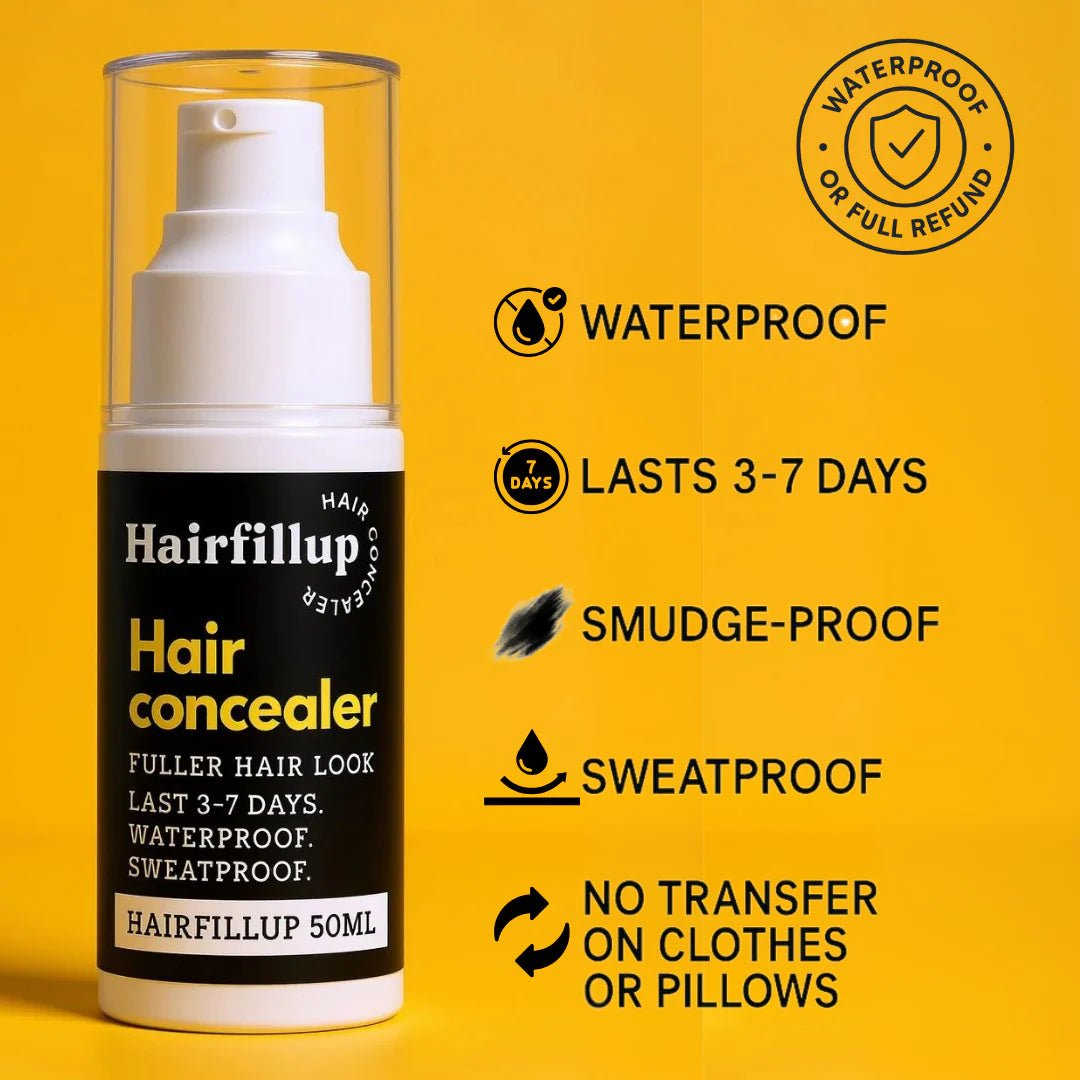 HAIRFILLUP HAIR CONCEALER 50ML - (BLACK/BROWN) - BEST MURAH