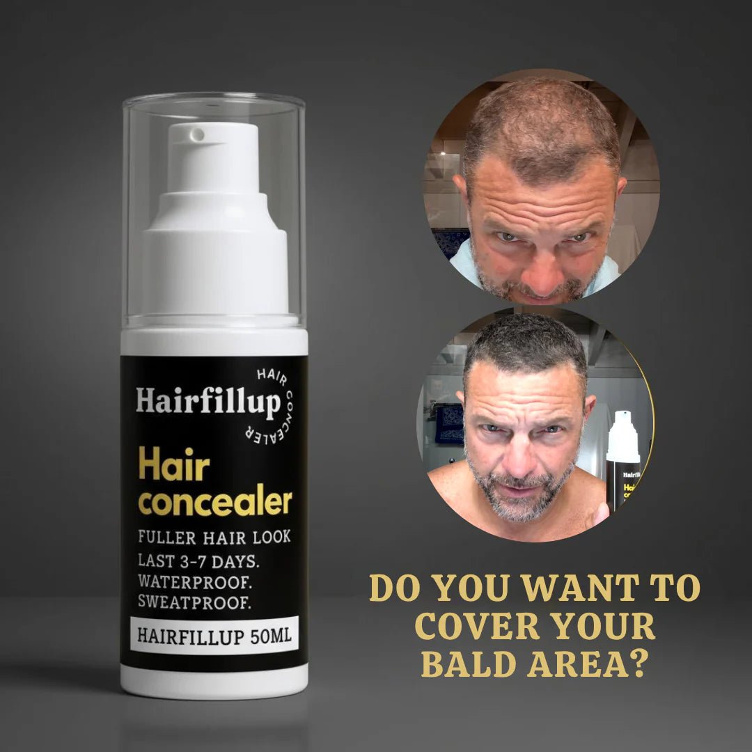 HAIRFILLUP HAIR CONCEALER 50ML - (BLACK/BROWN) - BEST MURAH